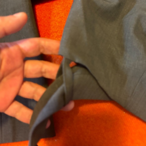 Sans Souci charcoal gray criss-cross ribbons cropped blazer NWT - Picture 9 of 12